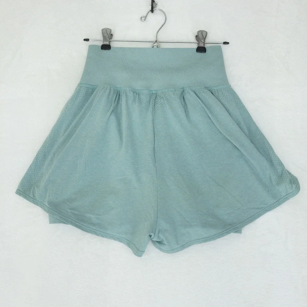 Gymshark Vital 2-in-1 Shorts Womens Medium Blue Running Athletic Lined